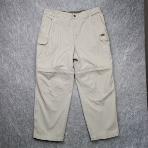 Guide Series Pants Mens 38x30 Beige Zip‎ Off Shorts Outdoor Cargo Pocket Hiking